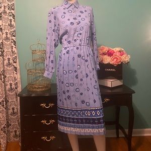 Vintage 1970s Schrader Dress